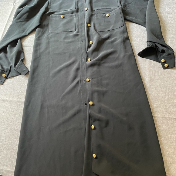 Bomber jacket. Brown and black. Rayon and polyester blend. Fitted. - Picture 8 of 8